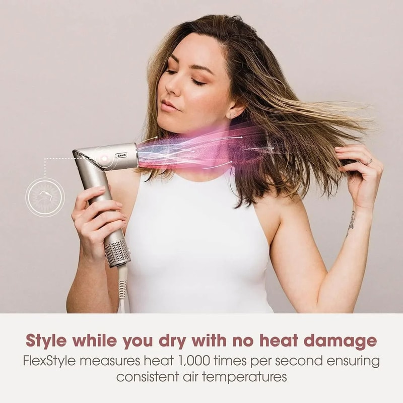 5 In 1 Multi Function Hair Styler Negative Ion Hair Dryer And Automatic Curler Set 8