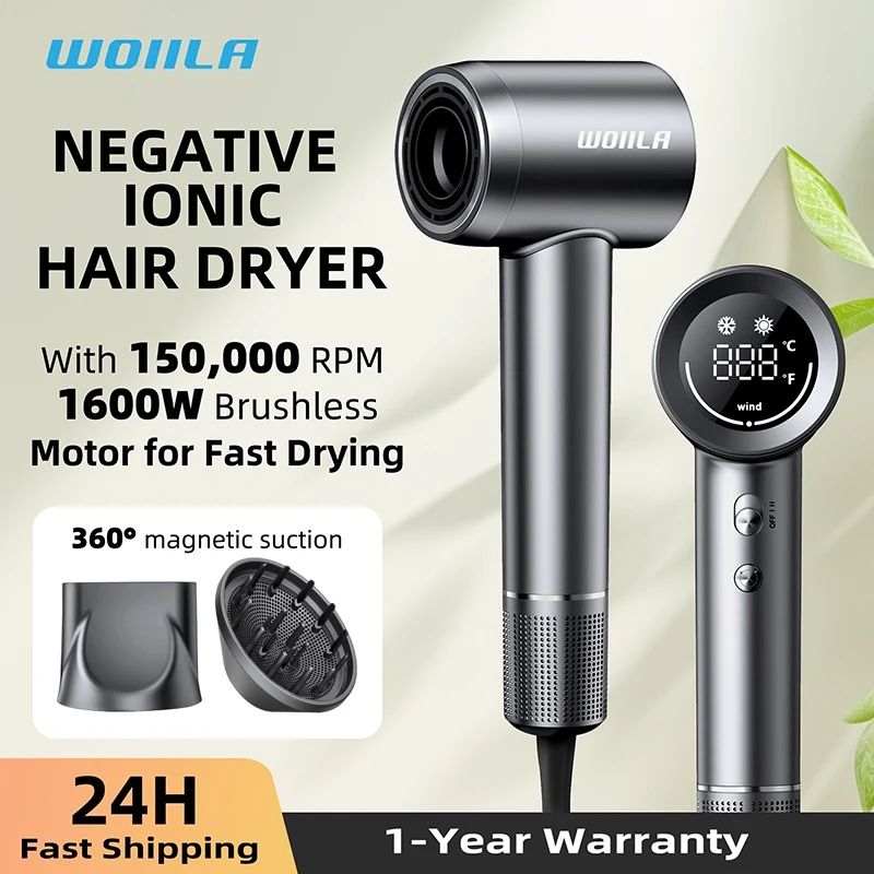 Professional High Speed Negative Ion Hair Dryer With Constant Temperature Hair Care 6