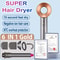 Professional Negative Ion Hair Dryer For Curly And Straight Hair With High Speed Drying 2