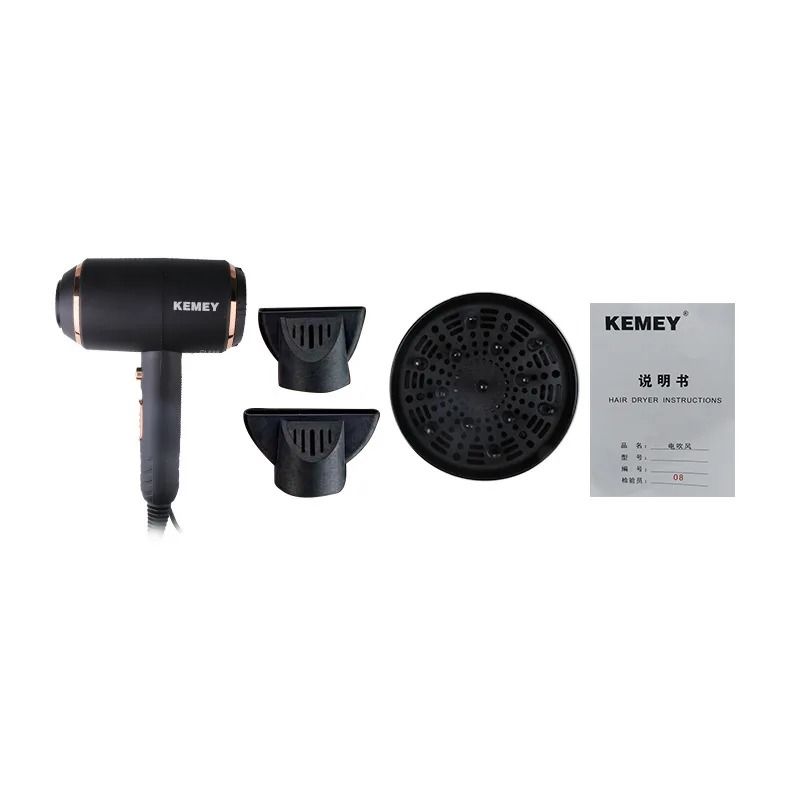 Kemei Powerful Negative Ion Hair Dryer With Overheat Protection And Fast Drying 1