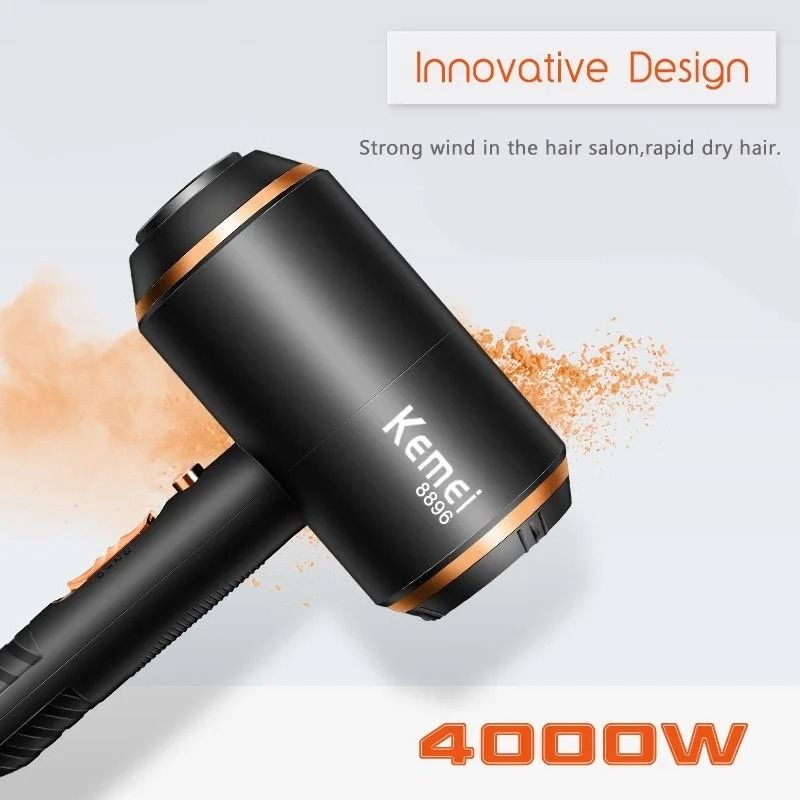 Kemei Powerful Negative Ion Hair Dryer With Overheat Protection And Fast Drying 5