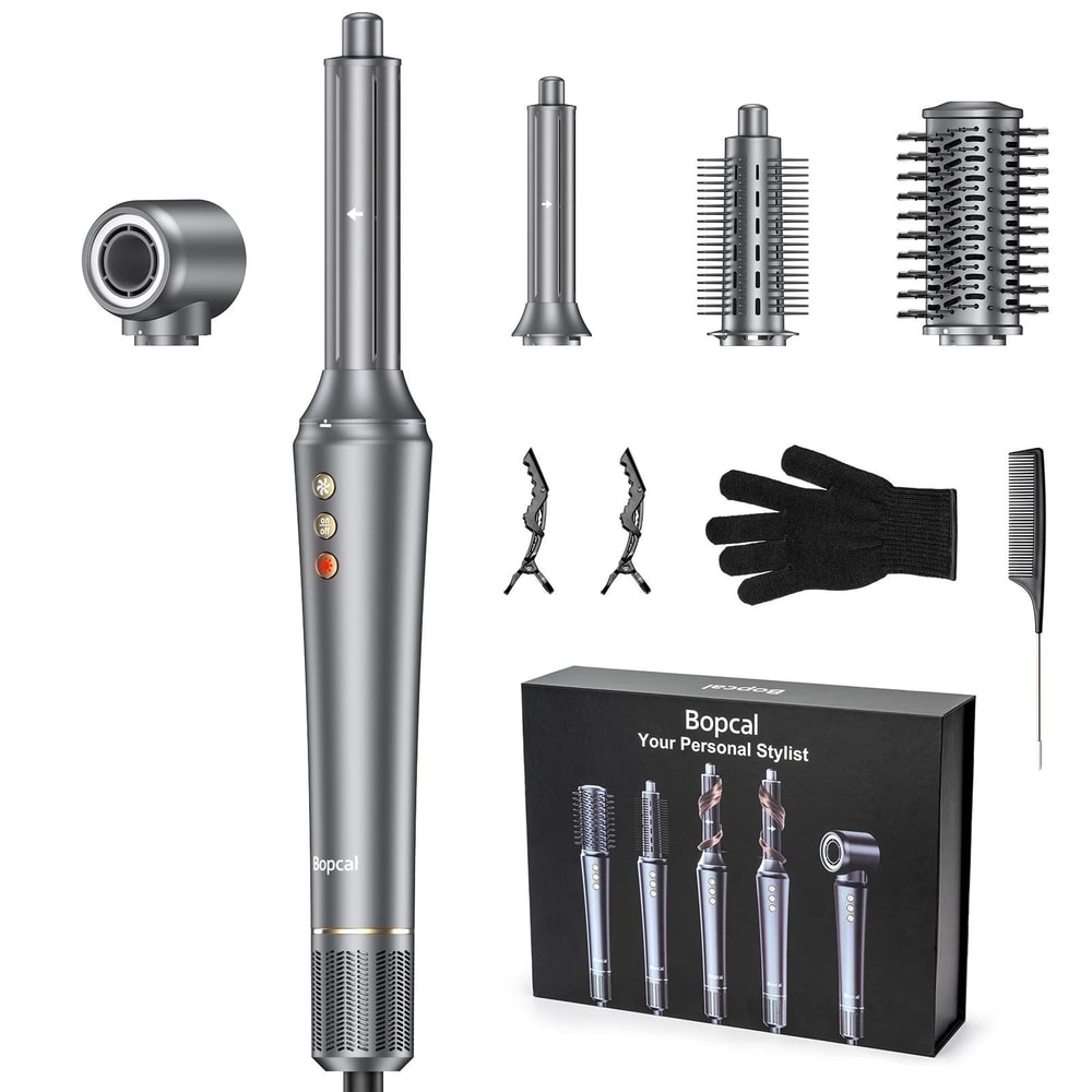 Bopcal 5 In 1 Hot Air Styler Hair Dryer Brush And Curling Tool Set 1