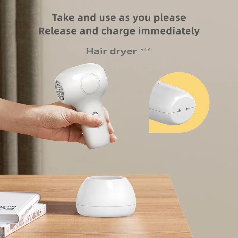 Wireless Baby Hair Dryer Quiet Thermostatic Hair Blower For Infants And Toddlers 4