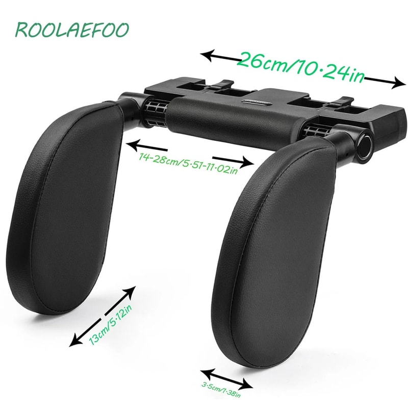 Adjustable Memory Foam Car Headrest Pillow Neck Support Travel Cushion 5