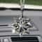 Crystal Snowflake Car Hanging Ornament Sun Catcher Decoration Pendant 0