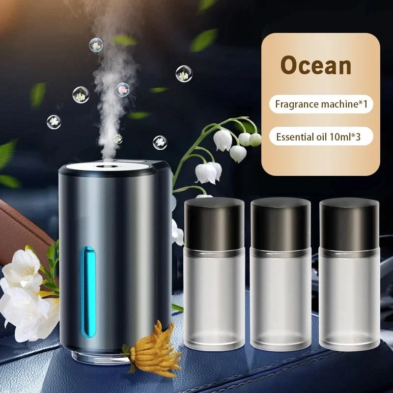 Electric Car Air Freshener Essential Oil Aroma Diffuser Humidifier 12
