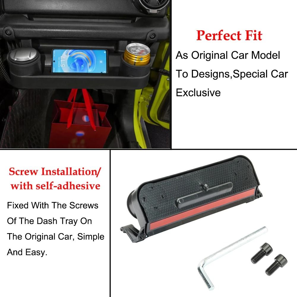 Suzuki Jimny JB64 JB74 Co Pilot Handle Storage Box Dashboard Organizer Tray 7