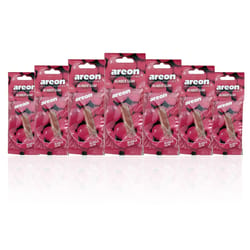 areon bubble gum scent hanging car air freshener paper pack