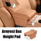 Memory Foam Car Armrest Cushion Pad With Storage Pocket Universal Fit 5