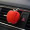 Apple Shape Car Air Freshener Floral Scent Vent Clip Decor 2