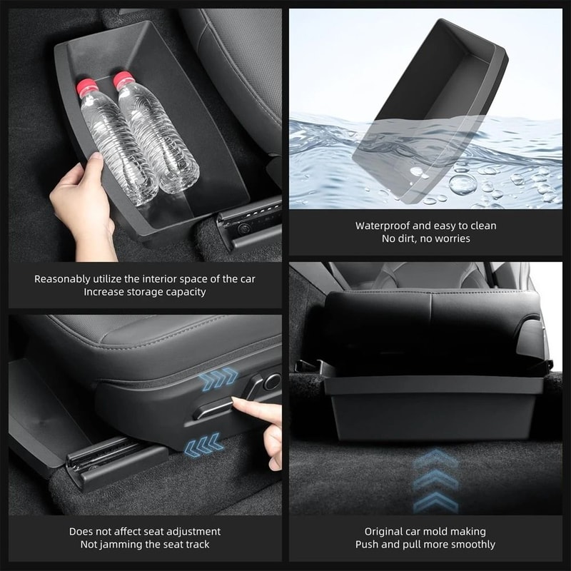 Tesla Model Y Juniper Under Seat Storage Box Drawer Organizer 2025 4