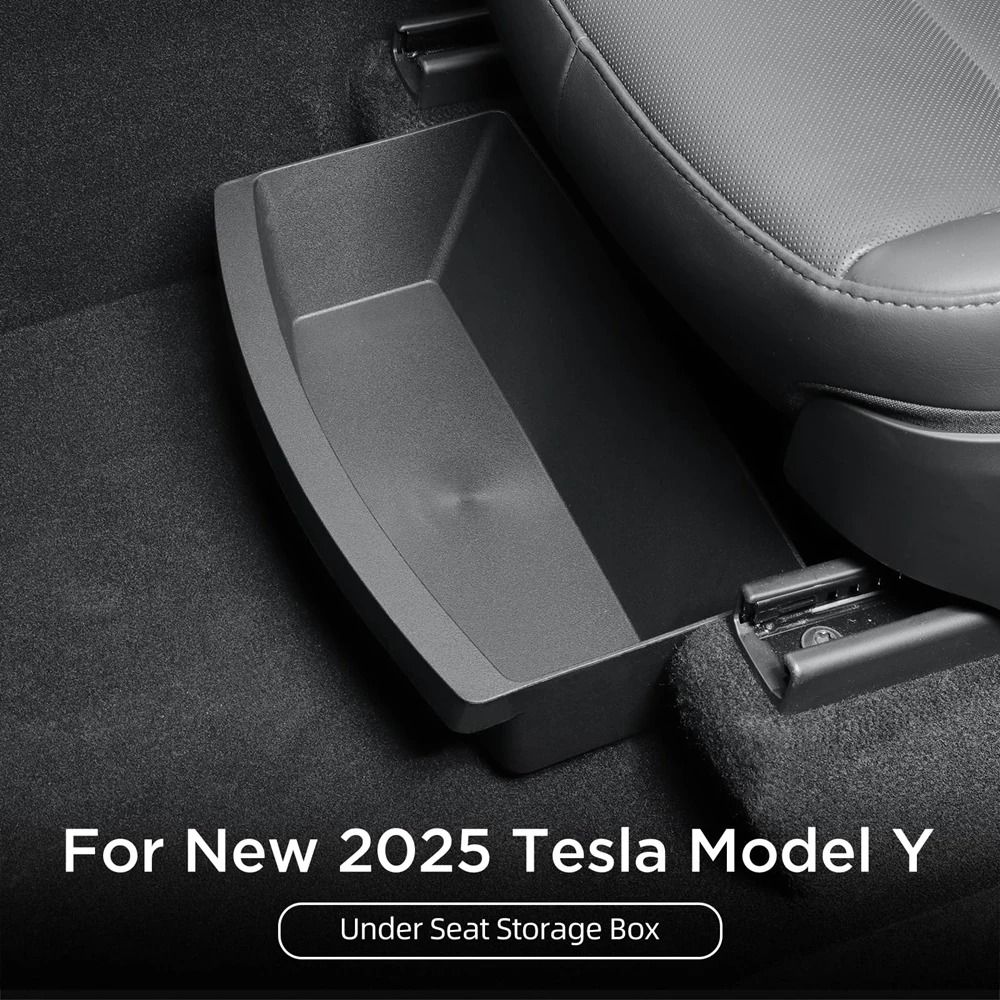 Tesla Model Y Juniper Under Seat Storage Box Drawer Organizer 2025 5