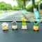 Cute Flower Pot Elf Car Dashboard Ornament Resin Interior Decoration 5