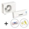 Solar Powered Car Air Vent Fan Dashboard Air Conditioner Blower Decor 2