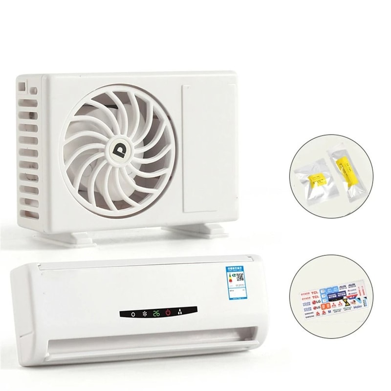 Solar Powered Car Air Vent Fan Dashboard Air Conditioner Blower Decor 0
