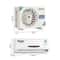 Solar Powered Car Air Vent Fan Dashboard Air Conditioner Blower Decor 7
