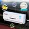 Solar Powered Car Air Vent Fan Dashboard Air Conditioner Blower Decor 12