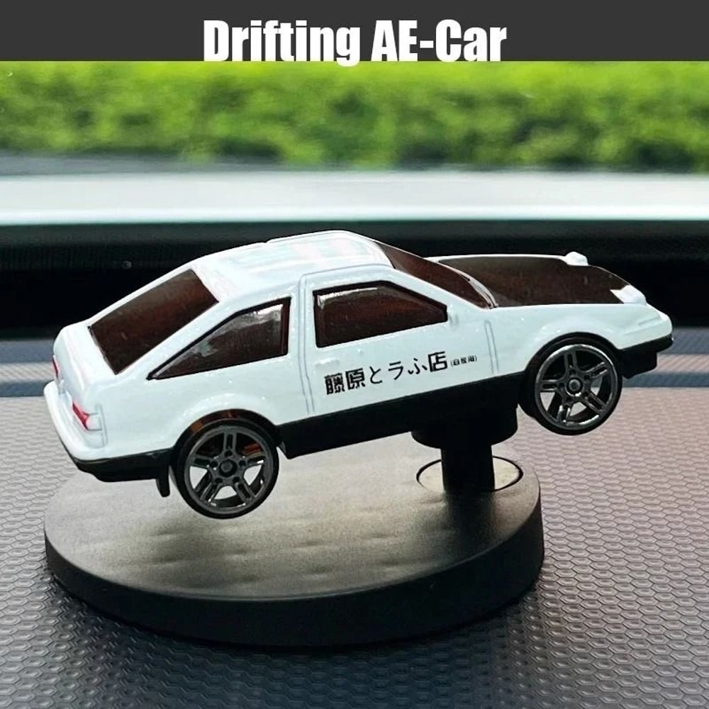 Rotating Sports Car Dashboard Decor Drift Racing Model Ornament 9