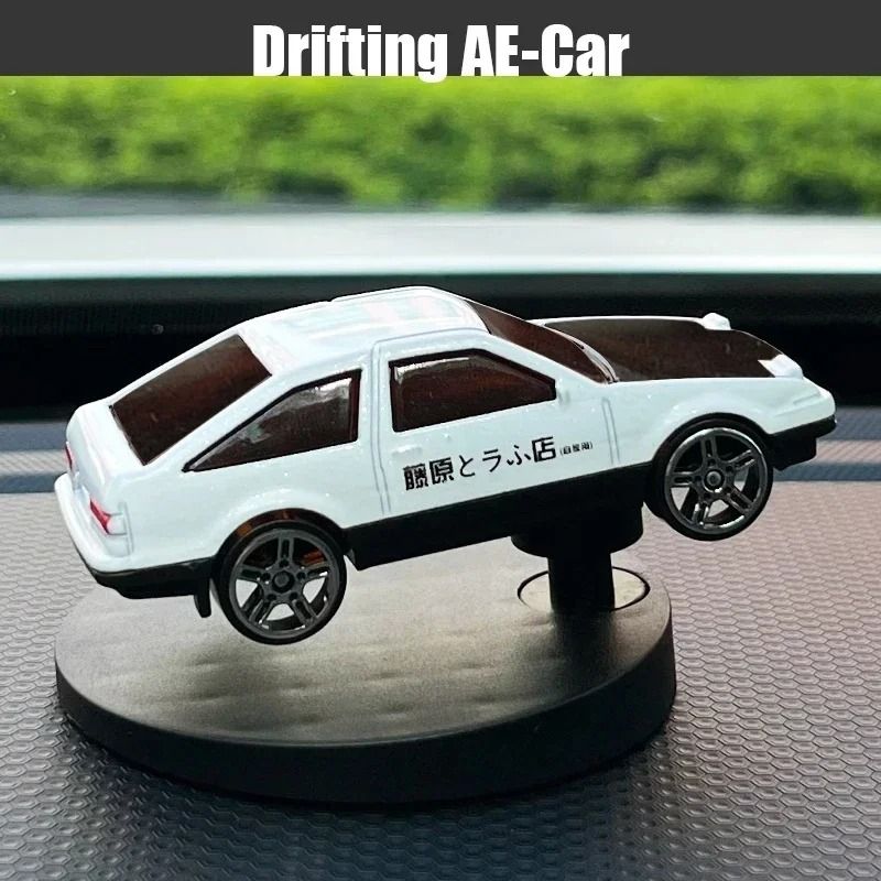 Rotating Sports Car Dashboard Decor Drift Racing Model Ornament 9