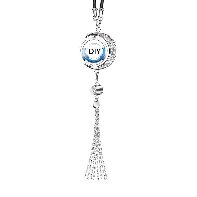 Moon Logo Car Perfume Pendant Rearview Mirror Air Freshener Ornament 4