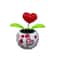 Solar Powered Swinging Sunflower Bee Car Dashboard Ornament 4