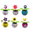 Solar Powered Swinging Sunflower Bee Car Dashboard Ornament 6