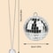 Disco Ball Car Mirror Hanging Ornament Sparkling Reflective Interior Decor 1