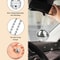 Disco Ball Car Mirror Hanging Ornament Sparkling Reflective Interior Decor 3