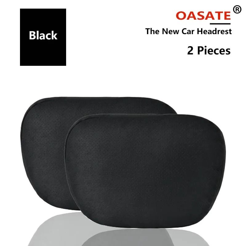 OASATE Maybach Style Car Headrest Neck Support Pillow Set 4