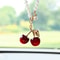 Cute Cherry Car Rearview Mirror Hanging Pendant Decoration 2