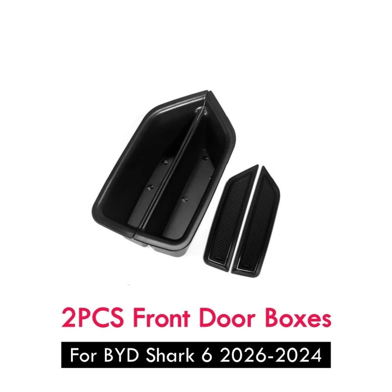 BYD Shark 6 Front Door Handle Storage Organizer Tray Set 1