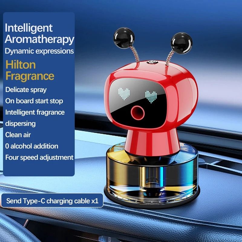 Smart AI Car Air Freshener Rechargeable Aroma Diffuser 9