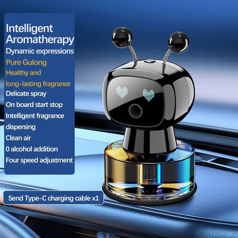 Smart AI Car Air Freshener Rechargeable Aroma Diffuser 7
