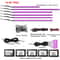 RGB Symphony Car Ambient Light Interior LED Strip Kit 9