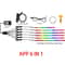RGB Symphony Car Ambient Light Interior LED Strip Kit 16