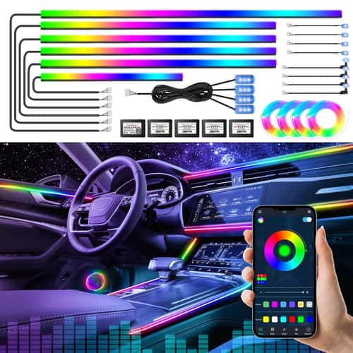 RGB Symphony Car Ambient Light Interior LED Strip Kit