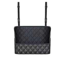 large capacity car seat back storage net leather organizer bag