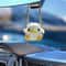 Handmade Crochet Animal Car Pendant Rearview Mirror Decor Duckling And Frog Charm 5