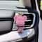 Luxury Bear Car Air Freshener Clip With Crown Diamond Aromatherapy Decor 3