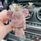 Luxury Bear Car Air Freshener Clip With Crown Diamond Aromatherapy Decor 18