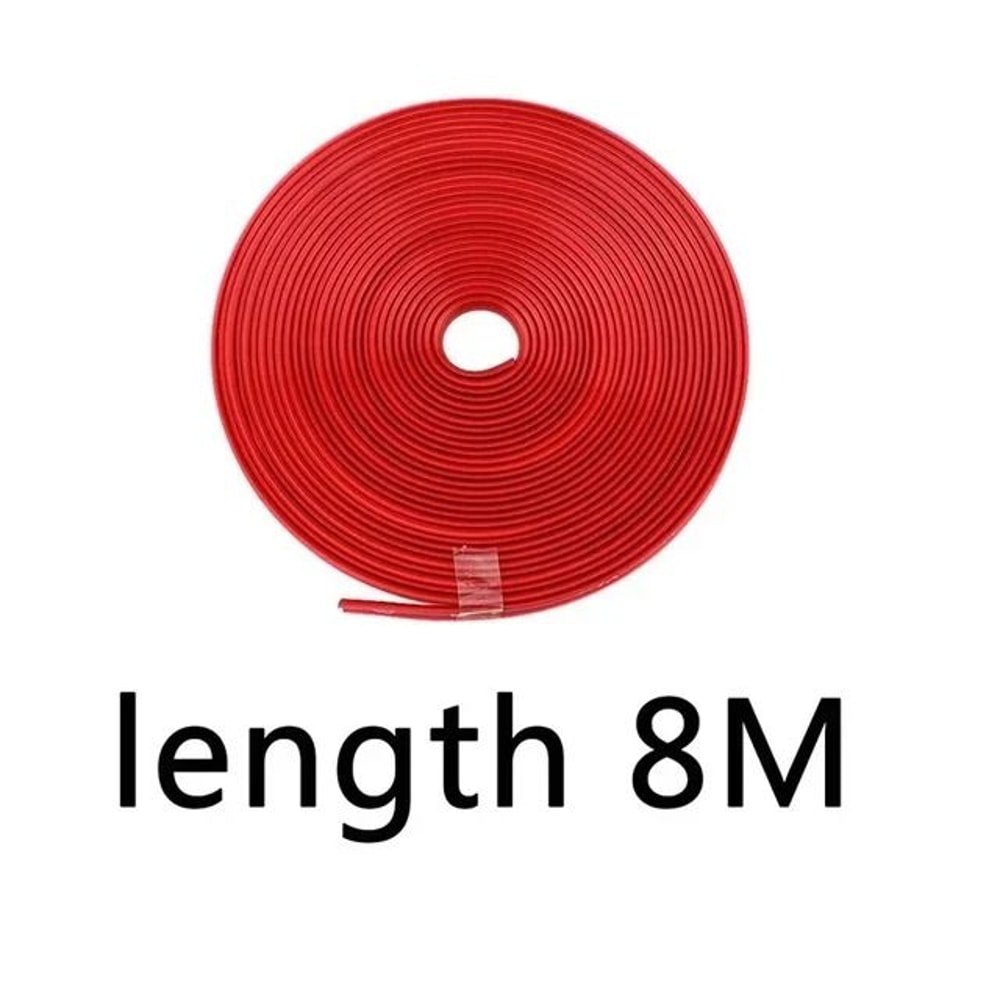 Universal Car Rim Protector Strip Wheel Edge Guard 8M Tire Protection Trim 8