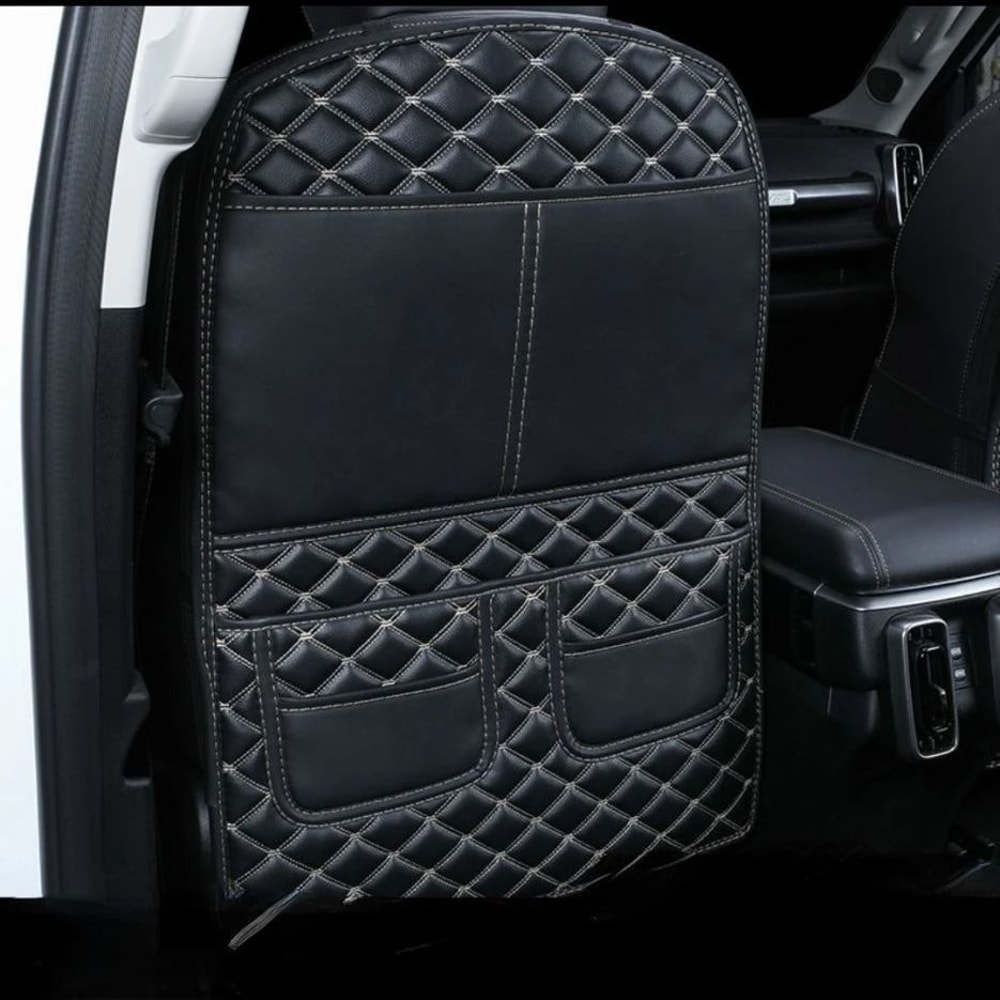 Kids Car Seat Back Protector Anti Kick Pad Rear Seat Protection Cover 4