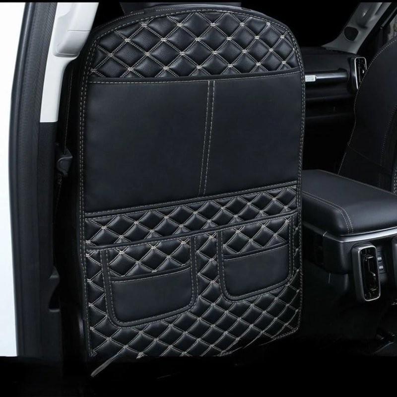 Kids Car Seat Back Protector Anti Kick Pad Rear Seat Protection Cover 4