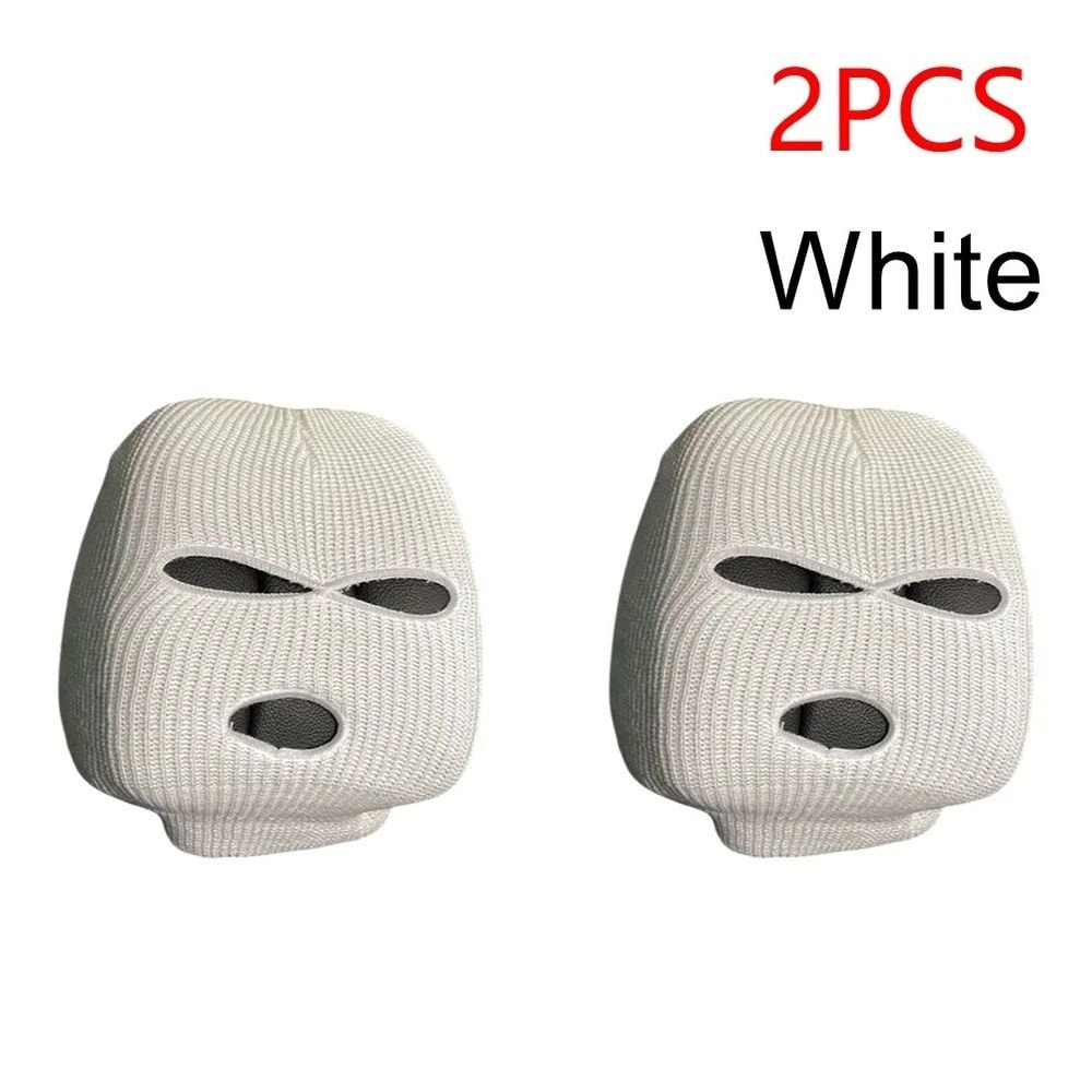 Funny Universal Car Headrest Cover Face Mask Style Seat Protector 3