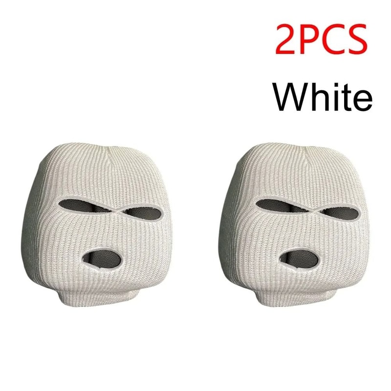 Funny Universal Car Headrest Cover Face Mask Style Seat Protector 3