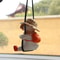 Cute Anime Duck Car Pendant Rearview Mirror Hanging Ornament 3