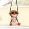 Cute Anime Duck Car Pendant Rearview Mirror Hanging Ornament 0