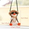 Cute Anime Duck Car Pendant Rearview Mirror Hanging Ornament 6