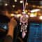 Diamond Flower Dreamcatcher Car Pendant Mirror Hanging Ornament 5
