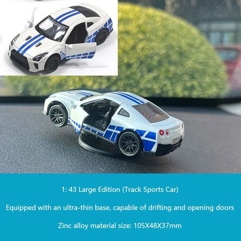Drifting Racing Car Dashboard Ornament Rotating Sports Car Decoration 3